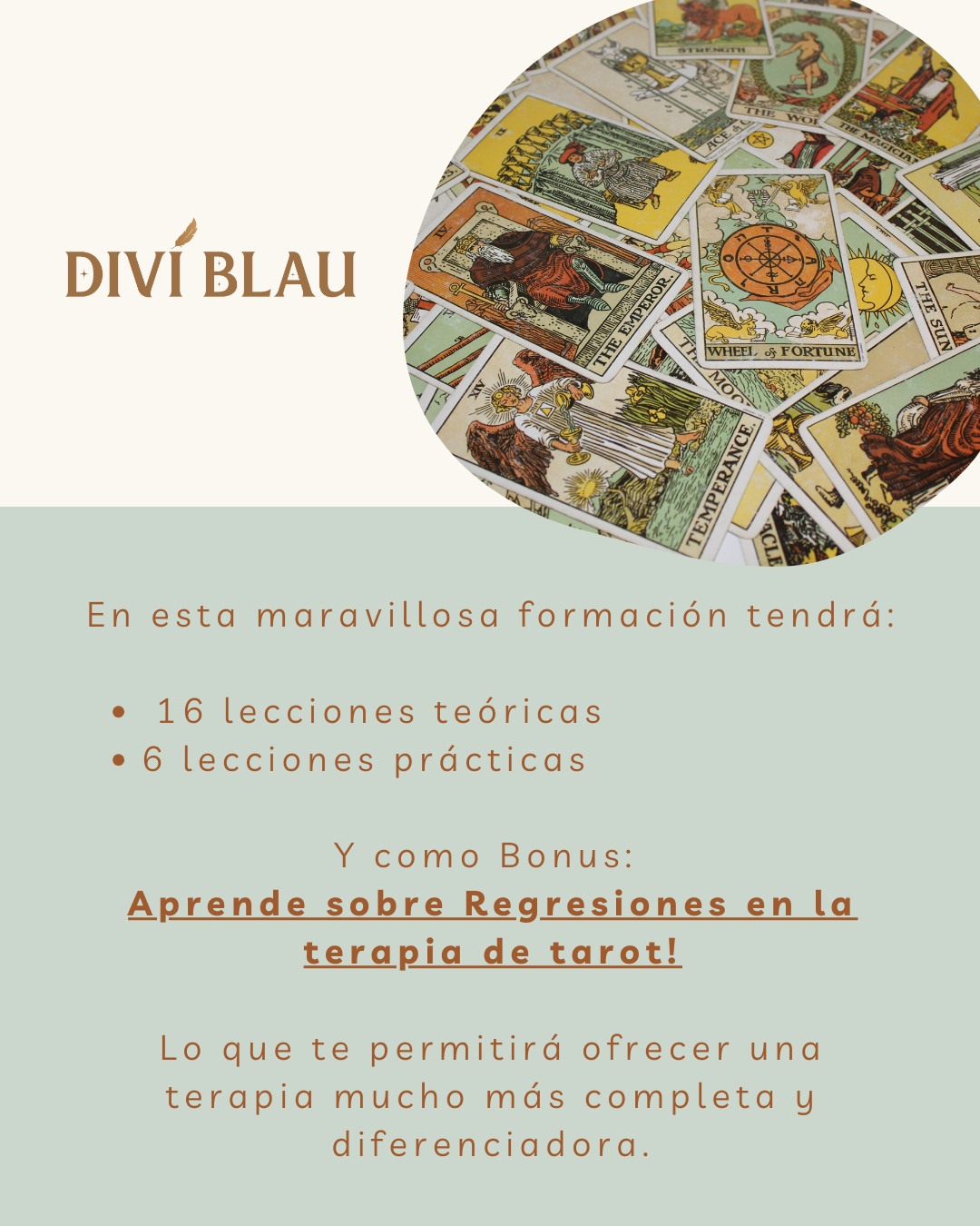 Formación en Tarot Evolutivo Terapéutico.