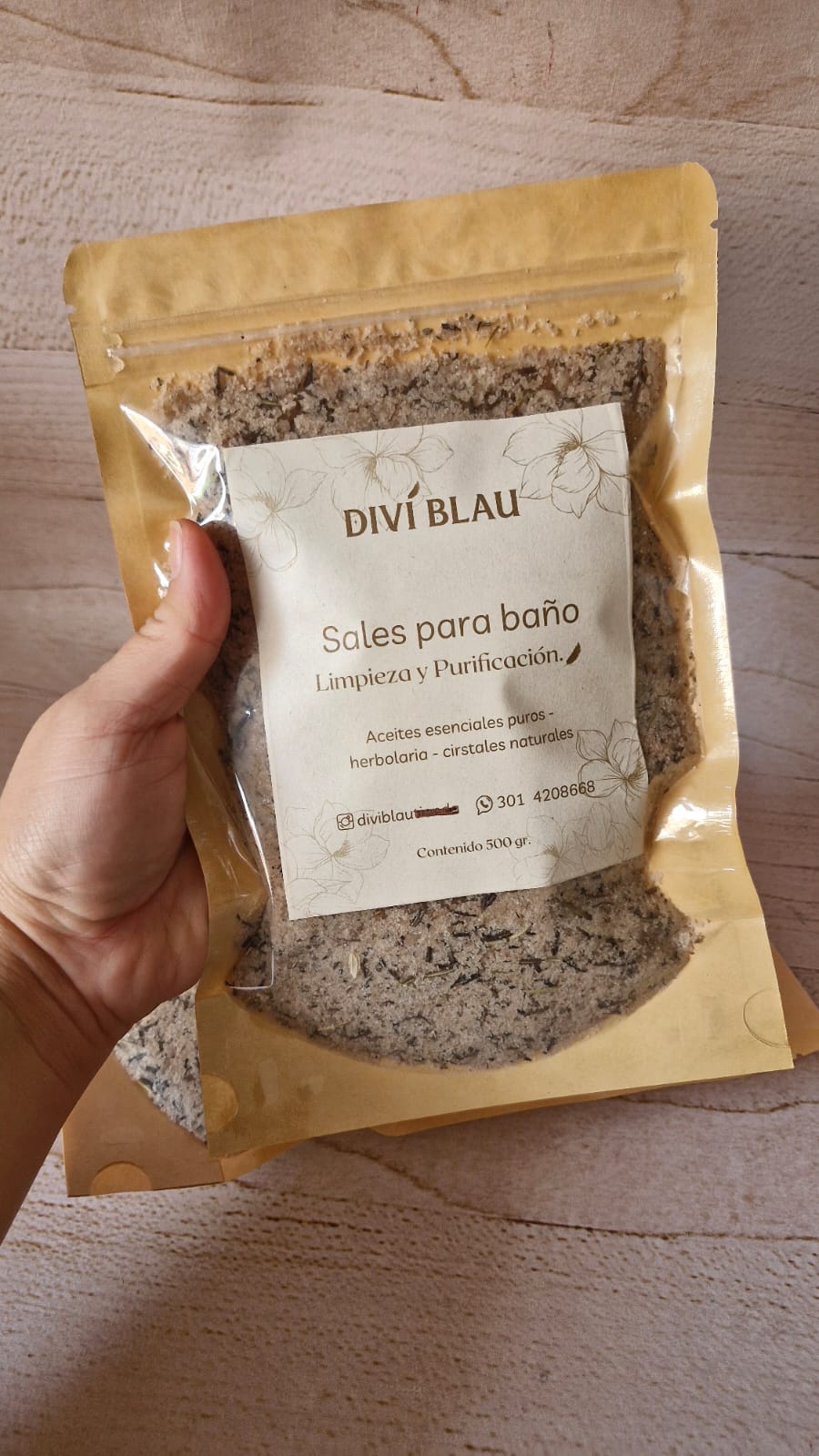 Sales de baño Limpieza y Purificación.