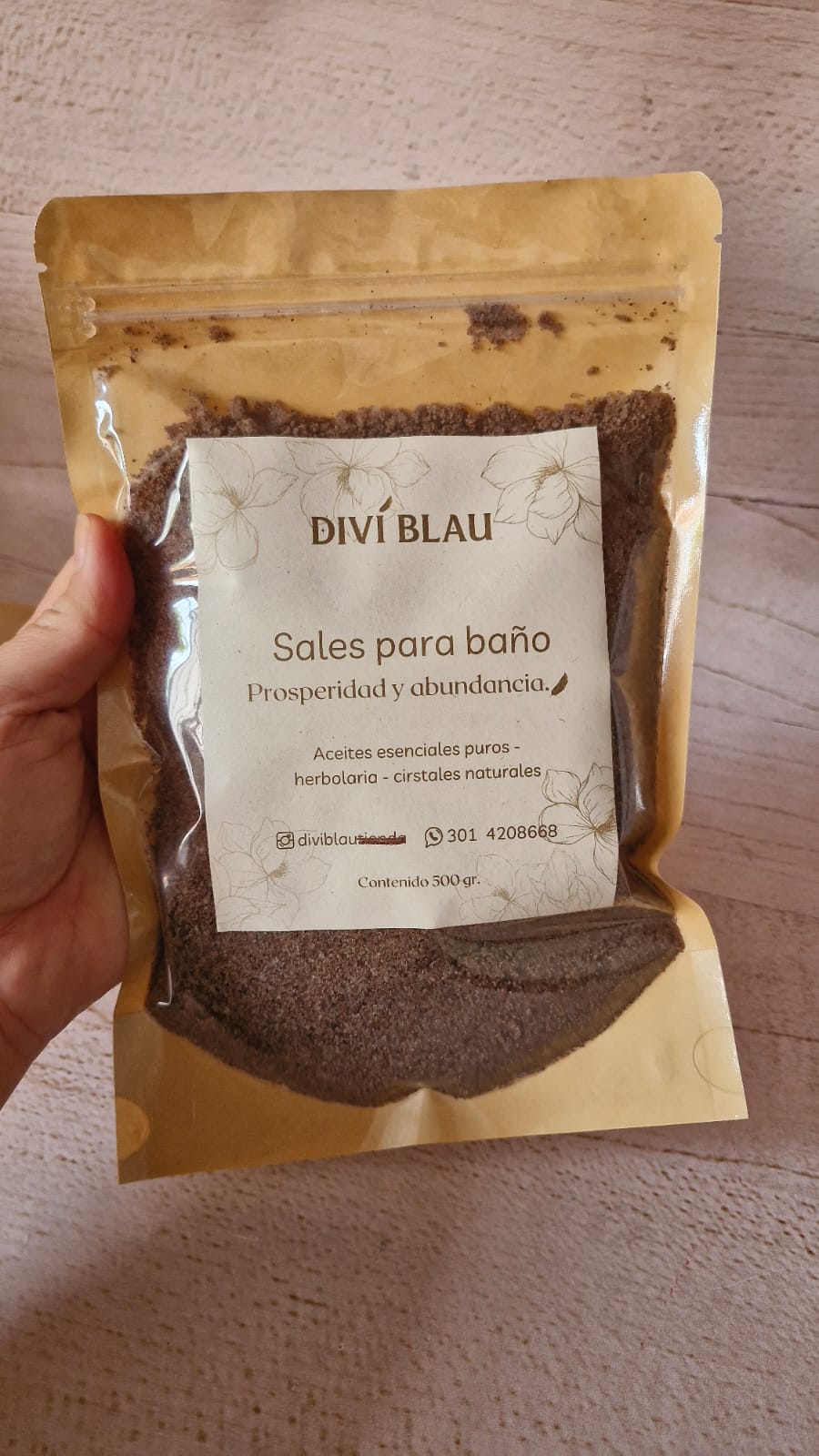 Sales de baño Prosperidad y Abundancia.