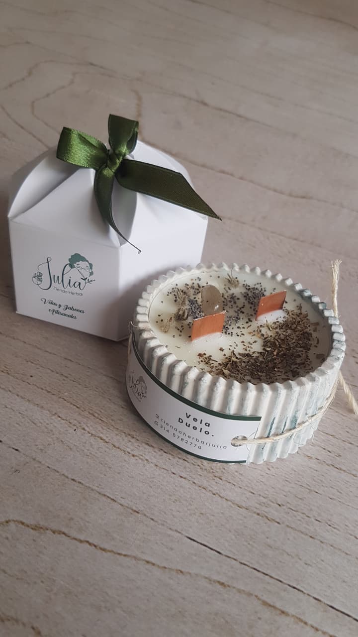 VELA CON CRISTALES - DUELO