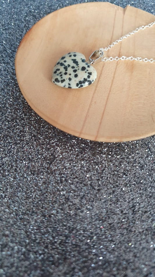 CADENA CORAZON DALMATA