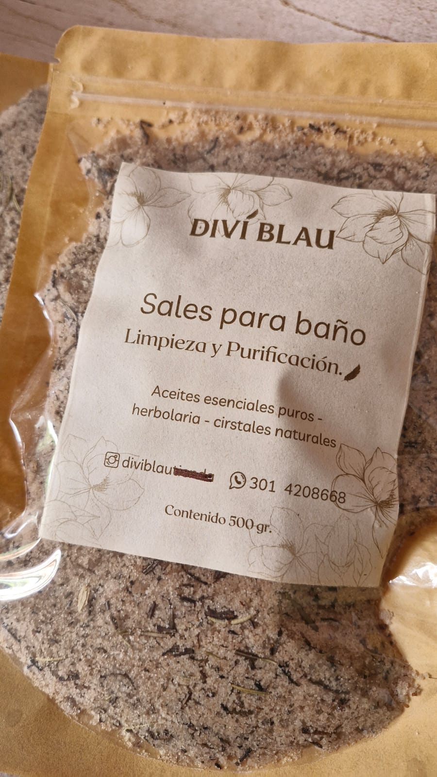 Sales de baño Limpieza y Purificación.