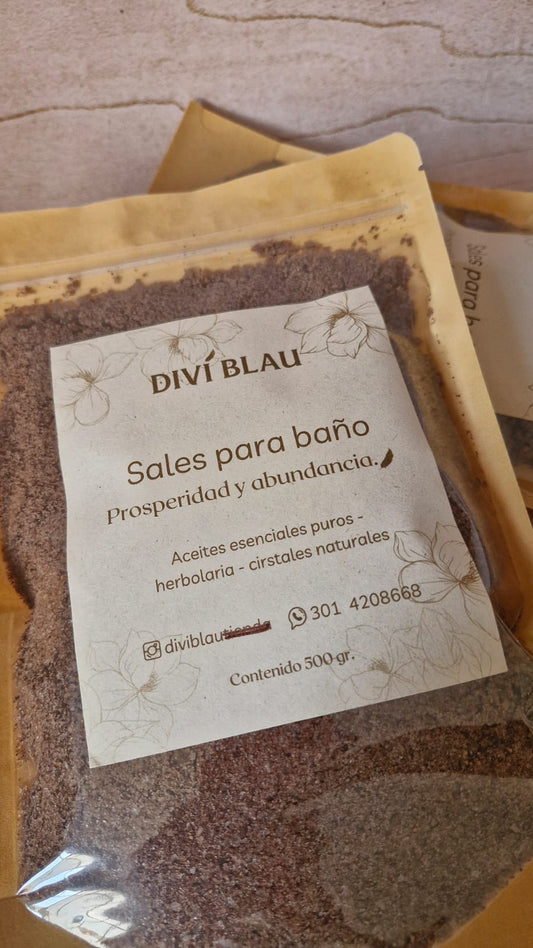 Sales de baño Prosperidad y Abundancia.