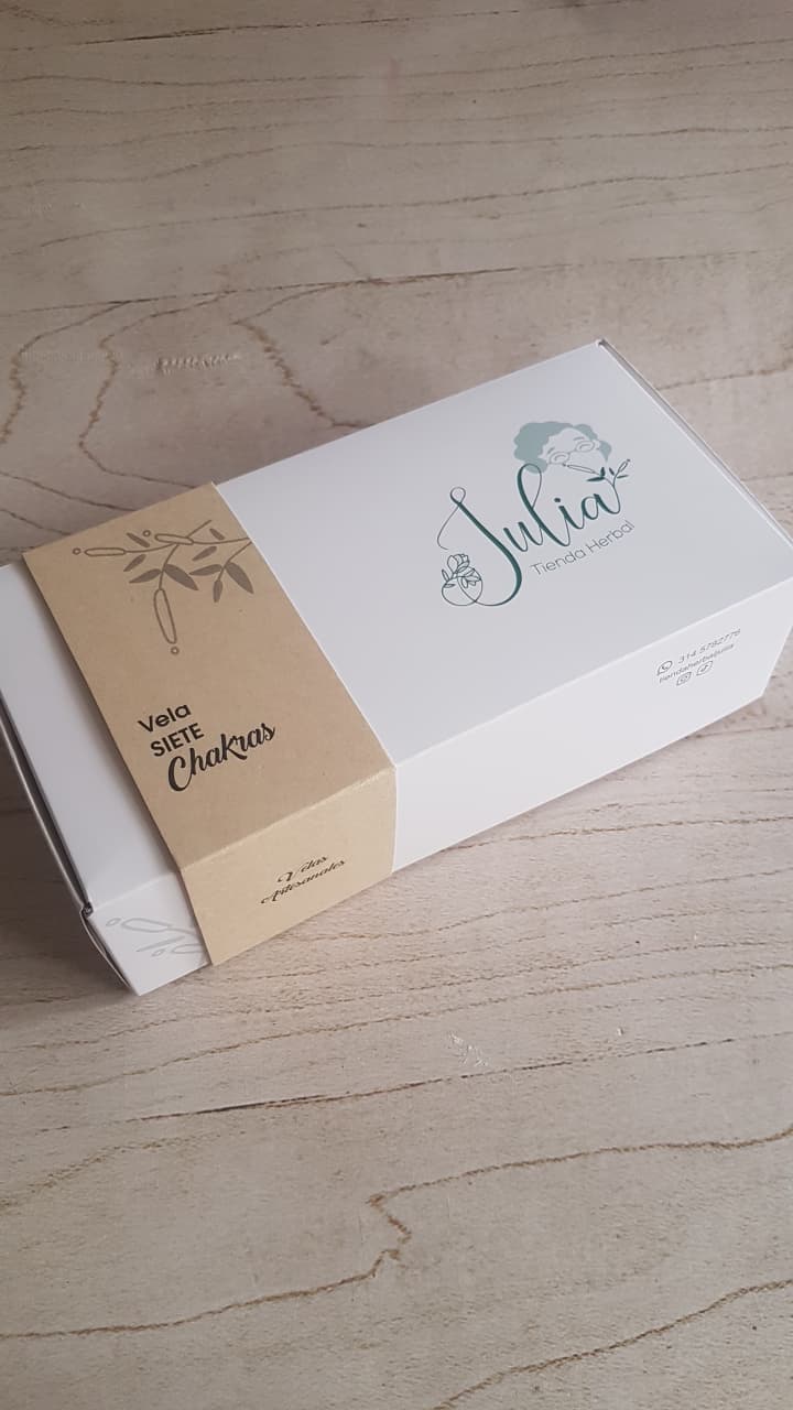 VELA 7 CHAKRAS JULIUA TIENDA HERBAL