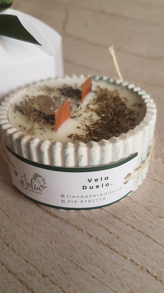 VELA CON CRISTALES - DUELO